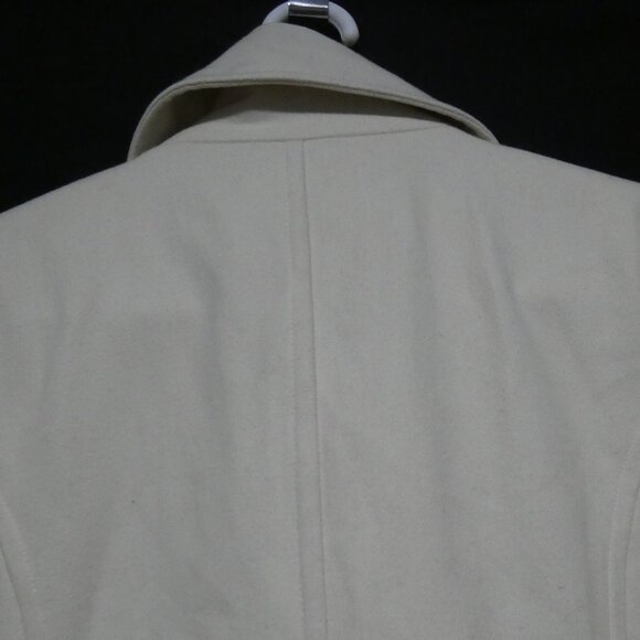 ESPRIT | large | Ivory Pea Coat | Dry Clean Only - Picture 11 of 15